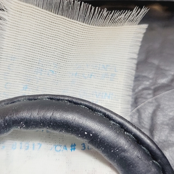 Vintage Faux Pebbled Leather Seattle Mariners Baseball Jacket Mighty Mac… - Picture 15 of 15